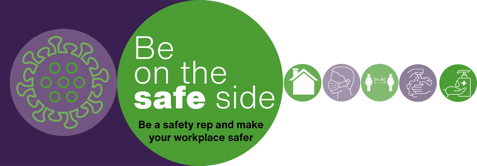 Be On The Safe Side - Be a safety rep and make your workplace safer - Logo
