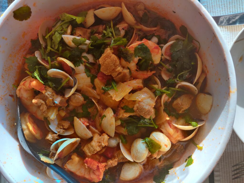 A picture of the dish Goan Cataplana