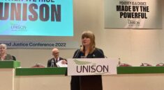 Sarah Jones addresses UNISON conference